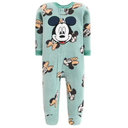 

Grianlook Baby Casual Long Sleeve Bodysuit Polar Fleece Animal Print Playsuit Party One Piece Jumpsuit Style C