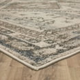 thumbnail image 3 of Mohawk Home Parafore Low Pile Latex Backed Stain and Fade Resistant Geometric Gray Indoor Area Rug, 3'3" X 5', 3 of 7