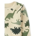 thumbnail image 2 of The Children's Place Baby Toddler Boys Dino Thermal Top with Long Sleeves, Sizes 6M-5T, 2 of 3