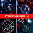 thumbnail image 5 of (Red)12 Pieces Reflective Car Stickers, Red Reflective Car Wheel Stickers Reflective Stickers Decals for 18''-21'' Wheels Tire Rim Accessories, 5 of 5