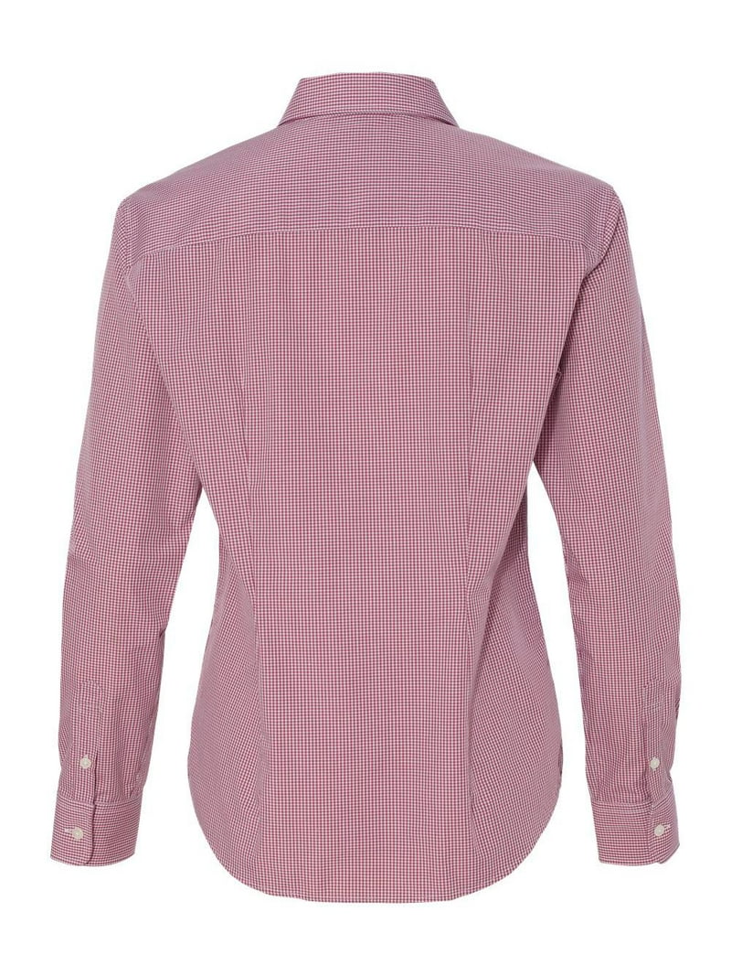 Van Heusen - Women's Gingham Check Shirt - 13V0226 - Red