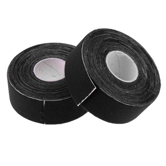 Paquete de 2 cintas de kinesiología para para relajación muscular, estiramiento elástico, Negro shamjiam Kinesiología de cintas deportivas