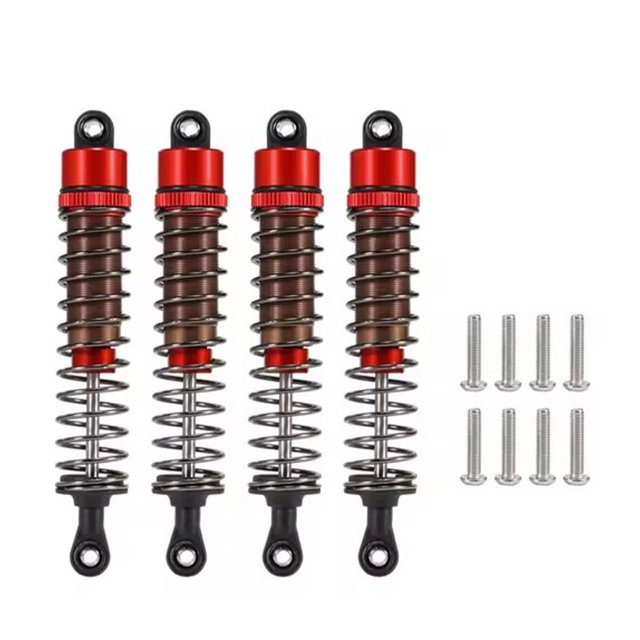QualitChoice Aluminum Alloy Front Rear Shock Absorber For 1/10 1/8 Axial TRX4 Crawler TYPE4