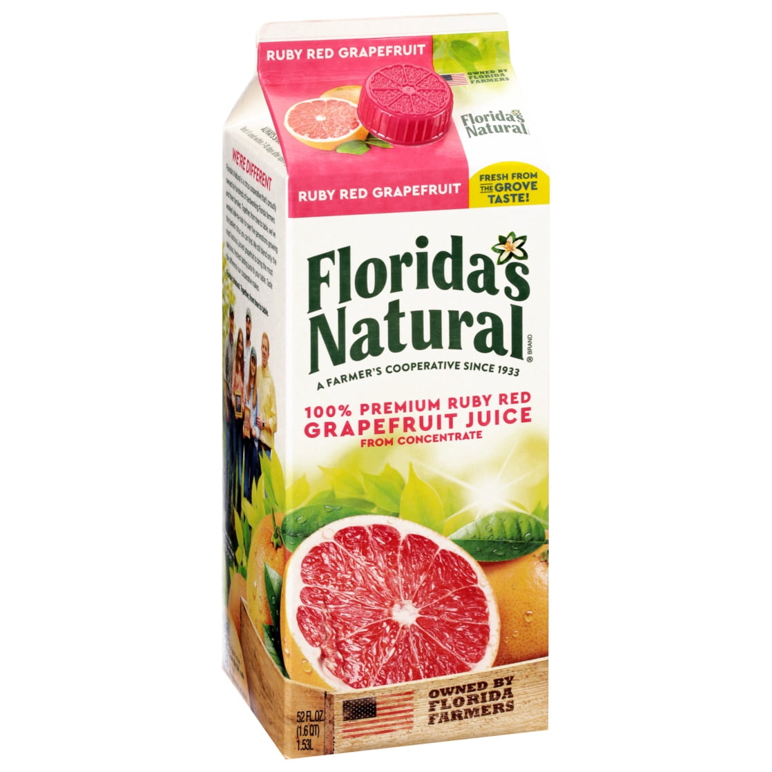 Florida's Natural Ruby Red Grapefruit Juice 52 oz