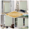 thumbnail image 5 of Sage Green Botanical Shower Curtain - Water Repellent Fabric Shower Curtains Washable, Farmhouse Modern Striped Leaf Decorative Polyester Cloth Bathroom Curtains Modern Bath Decor 72"x84", 5 of 8
