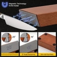 thumbnail image 5 of Rolling Sharpener with Magnetic Base for Effortlessly Sharpening Aligned Angles Wooden Base Revive Your Blades Simply Eco-friendly Kitchenware, 5 of 7