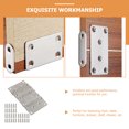 thumbnail image 2 of MasteelfCA 10 Pcs Plaques d'Angle Plates en Acier Inoxydable avec Vis de Fixation, 2 of 7