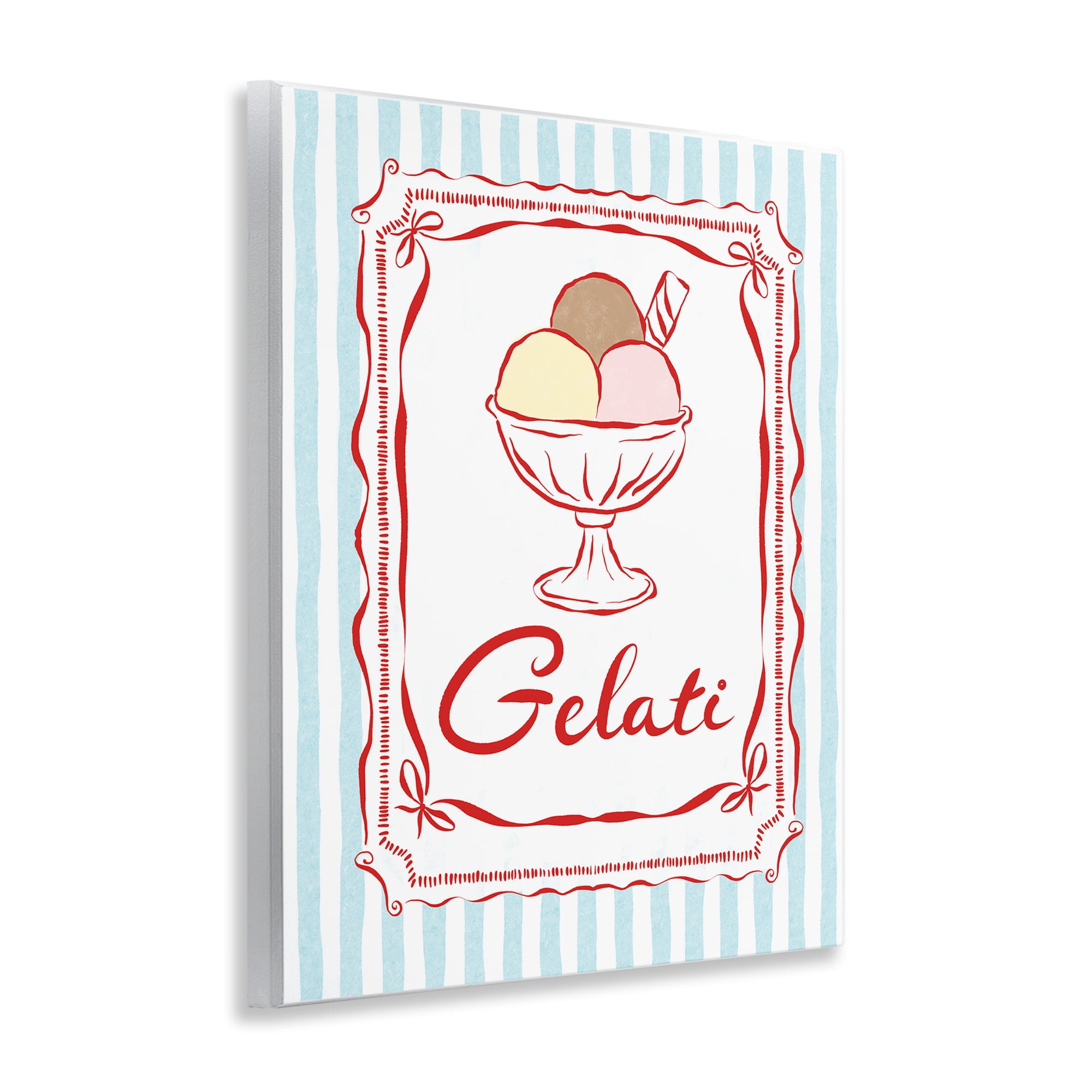 Stupell Industries Italian Summer Gelati Wall Plaque Art, design by Miriam Wood