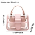 thumbnail image 3 of Bolso de hombro pequeño de gelatina informal para mujer, Bolso de mensajero de hombro para mujer, Bolso femenino, 3 of 6