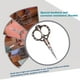 thumbnail image 4 of Estilo europeo Flor de ciruelo Tijeras de puntada cruzada Aleación doméstica Resistencia a la corrosión de la corrosión Mango galvanoso magnífico DIY CHEARS SILLA Inevent HA012488-04B, 4 of 7