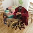 thumbnail image 2 of Willy Wonka-Theme Round tablecloth has an iconic print, fits most tables, and is easy to care for perfect gifts for fans friends and family.diameter60''(152cm), 2 of 5