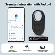 RSH Air Tracker Tag, Samsung & Android Compatible with Google Find Hub, Replaceable Battery Key Finder for Wallet, Keys & Luggage, 1 Pack