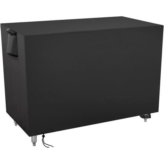 POMER Outdoor Prep Table Cover 72 Inch, Waterproof Patio Stainless Steel Metal BBQ Table Cove- 72 x 30 x 34 Inch