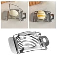 thumbnail image 2 of Egg Slicer Stainless Steel Egg Slicer For Hard Boiled Eggs Accurately Slices Hard Boiled Eggs Fruits And Vegetables Easy To Clean And Store Egg Slicer, 2 of 8