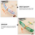 thumbnail image 3 of Shisuyan 2Pcs Rubber Band Powered Airplane Model Biplane Toys for Kids (Random Pattern), 3 of 8