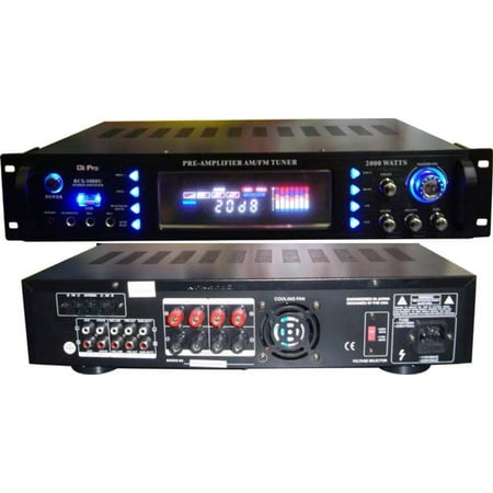 Gli Pro RCX5000USB 2000 Watt Hybrid Professional Karaoke 