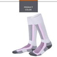 thumbnail image 2 of Calcetines Esquí Gruesos Y Cálidos para Invierno Medias Exteriores (mujeres) Color Rosa Blanco 2 Uds., 2 of 9