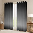 thumbnail image 2 of Homewish Modern Abstract Art Black Out Curtains,Minimalist Theme Curtains Pack of 2 (42x63 Each),Gray Black Ombre Bedroom Curtains For Girls Kids,Ultra Soft Home Decor, 2 of 6