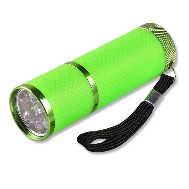 Lámpara de corte de uñas de mano Lámpara de secado rápido SPA Secador de spa Linterna Floja de la batería Arte Mini antorcha manicura equipo verde