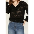 thumbnail image 2 of Shyanne Women's Flamenco Ruffle Top - SWHO23W49-BLK   US, 2 of 4