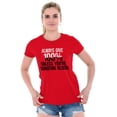 thumbnail image 4 of Always Give 100 Unless Donating Blood Womens Fitted Plus Size Graphic Tee Brisco Brands 3X, 4 of 5