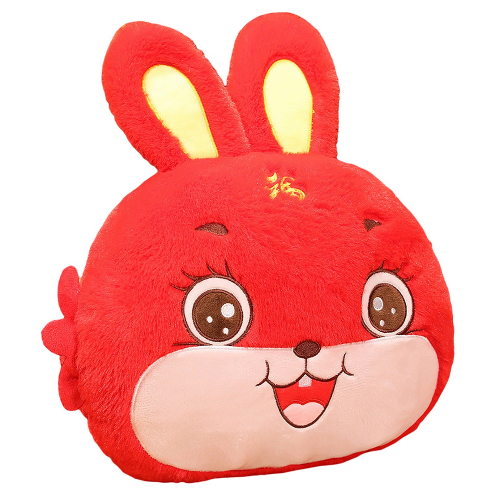 QILIN Rabbit Doll Warm Hand Festive Lovely Chinese Style Rabbit Mascot