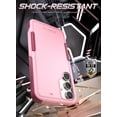 thumbnail image 3 of Poetic Neon Series Case Compatible with Samsung Galaxy S24 5G 6.2 inch, Dual Layer Heavy Duty Tough Rugged Light Weight Slim Shockproof Protective Cover Case, Light Pink, 3 of 5