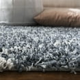 thumbnail image 4 of SAFAVIEH Pro Lux Ivy Geometric Fringe Shag Area Rug, Cream/Blue, 8' x 10', 4 of 9