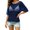 Navy, variant on UDAUDU Sheer Beach Cover Ups for Women Crochet See Through Crop Tops Knit Tops Crochet Spring Summer Hollow Out Tee White M