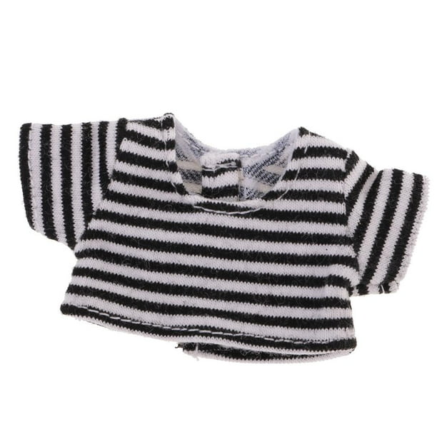 Ropa de Muñeca perfecl Camiseta de a Rayas Medias y Ropa Interior
