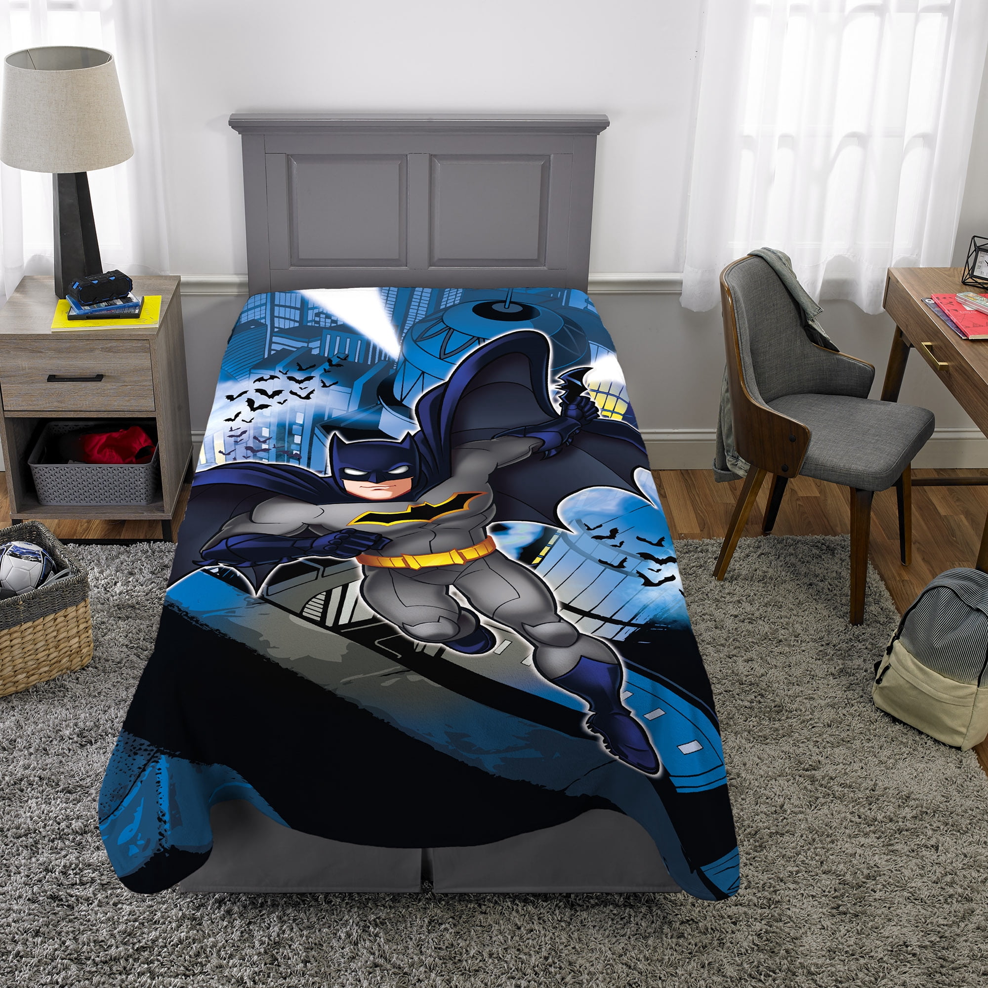 Batman Kids Plush Blanket, 62” x 90”