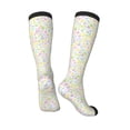 thumbnail image 5 of Lsque Colorful Dandelion Printed Crew Socks Men's Women's LightWeight Thin Casual Calf Socks ,Knee High Socks,Cotton Socks, 5 of 9