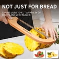thumbnail image 7 of NULAS Bread Knife for Homemade Bread, 16" Sourdough Bread Slicer, Bow Saw Cutter with Double-sided Blades for Easy Cutting, Orange, 7 of 7
