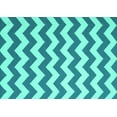 thumbnail image 1 of Ahgly Company Indoor Rectangle Abstract Turquoise Blue Contemporary Area Rugs, 6' x 9', 1 of 4