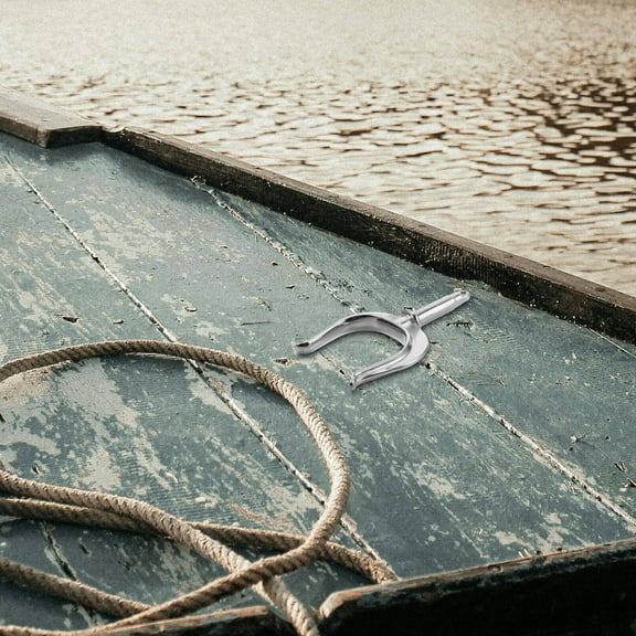 KONTONTY FRCOLOR 1 Set Stainless Steel Oar Lock for Marine Row Boat Water Boat Kayak Canoe with Side Mount Design