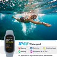 thumbnail image 3 of Reloj rastreador de actividad física TOOBUR Band 8 Heart Rate IP68 Slate, 3 of 7