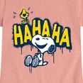 thumbnail image 3 of Peanuts - Ha Ha Graffiti - Toddler And Youth Girls Short Sleeve Graphic T-Shirt, 3 of 6