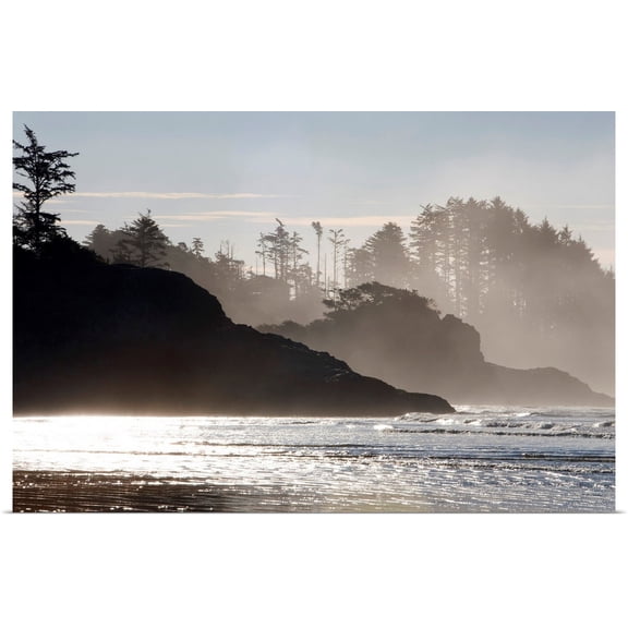 Great BIG Canvas | Rolled Deddeda Photography Poster Print entitled Chesterman's Beach, Tofino, Vancouver Island, British Columbia, Canada