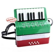 D'Luca Kids Piano Accordion 17 Keys 8 Bass RWG