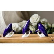 HJY 12 Hole Ocarina Instrument Ceramic Alto C Legend Of Zelda Flute Blue Color Musical Instrument Ocarina