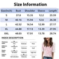 thumbnail image 3 of CIENVNSTG Tops For Women V Neck Short Sleeve Casual Fit Hollow Out Knit Oversized T Shirts Basic Summer Petite Office Tunic Top Ladies Blouse Blue L, 3 of 5