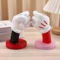 thumbnail image 6 of 7''Mouse Hand Flower Vase,Cute Unique Small Flower Vases Pots,Creative Pen Holder Makeup Brusher Holder,Living Room Office Tabletop Resin Potted Plants Vase Decorations (Black), 6 of 8