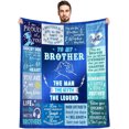 thumbnail image 1 of LHSHID Best Son in Law Gifts Blanket Son in Law Gifts from Mother in Law to My Son in Law Gifts Best Christmas Birthday Gift Ideas for Son in Law Son in Law Gifts Throw Blanket 60x80in, 1 of 6