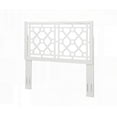 thumbnail image 3 of Queen Size Poplar Wood Chippendale Headboard White for Bedroom, 3 of 5