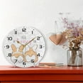 thumbnail image 6 of GZHJMY Cartoon Welsh Corgi Dog Wall Clock, 10" Silent Non Ticking Round Clock, Oil Painting Easy to Read Clock for Living Room Bedroom Bathroom Home Decor Holiday Gifts, 6 of 7