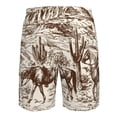 thumbnail image 6 of Naloa Western Desert Cowboys2 Men's Beach Shorts, Surfing shorts, Swim trunks, Quick Dry Swim Trunks for Surfing Beach Fun - Medium, 6 of 9