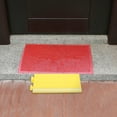 thumbnail image 1 of Raindrops Rubber Threshold Ramp for Home Use Suitable for Stairs and Doorways in Yellow, 1 of 8
