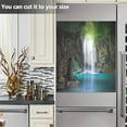 thumbnail image 5 of Tropical Rainforest Waterfall Dishwasher Magnet Sticker, Refrigerator Magnetic Cover, Fridge Panels, Home Cabinet Decals Appliances Stickers - 20" L x 26" H（440） Home Decor, 5 of 5