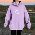 thumbnail image 2 of XXWXYD Youth Hoodie Sweatshirt Boys Girls Fleece Pullover Top Fashion Kids Teen Casual Winter Warm Cozy Loungewear Streetwear Everyday Outerwear, 2 of 7