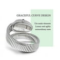 thumbnail image 3 of Women's Snake Shape Bangle Bracelet Watch, 3 of 5